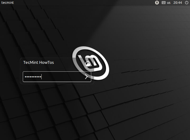 Linux Mint Login