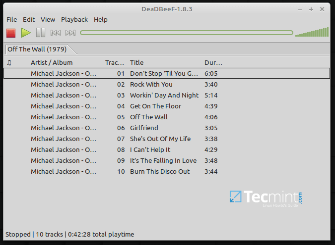 DeaDBeef Audio Player