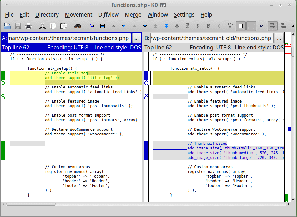 KDiff3 Tool for Linux