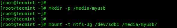 Mount NTFS Partition in Linux