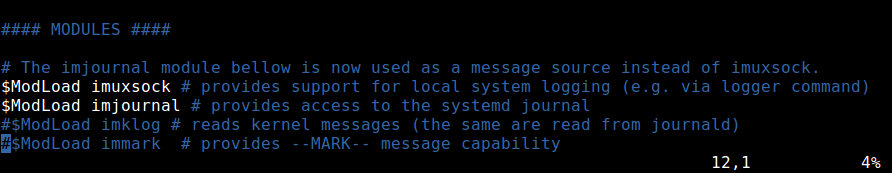 Rsyslog Modules for Logging