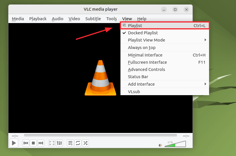 View VLC Playlist